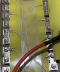 Badass 16 Pack LiFePo4 Bus Bars Nickel Plated Copper Heavy Duty Straps For Lithium Cells connections on battery setup.