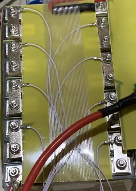 Badass 16 Pack LiFePo4 Bus Bars Nickel Plated Copper Heavy Duty Straps For Lithium Cells connections on battery setup.