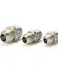 Three durable steel 100 Pcs 1J 10 JIC Male Adapters Pipe Connectors for hydraulic hose, quick connect, high pressure use