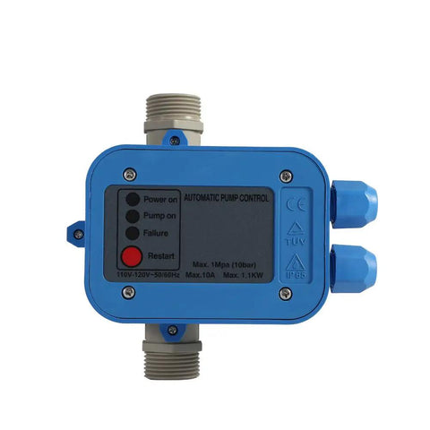 110V Automatic Water Pump Controller With Pressure Switch Auto On Off For Self Priming Pumps Jet Pumps And Garden Pumps