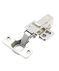 Soft Close Cabinet Hinges With Hydraulic Buffer Core Rustproof Iron Kitchen Door Hardware Half Overlay Cabinet Door Attachments