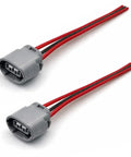 Pack of 2: 3-Pin Car Alternator Connector Plug And Play Pigtail Harness For Vehicle Electrical System with tin-plated copper wiring.