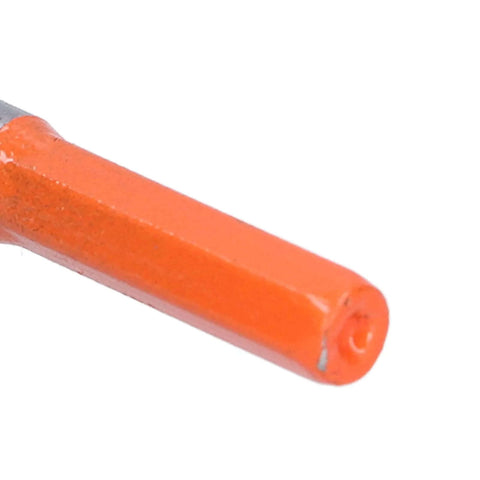 lvifloae 19mm orange carbide hinge-hole drill bit for wood and plastic (side view)