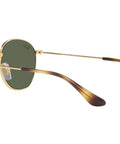 Rear view of Kids Round Sunglasses Rob RJ9572S Gold Frame With Grey Gradient Polar Lenses Junior Size XX Small For Narrow Faces
