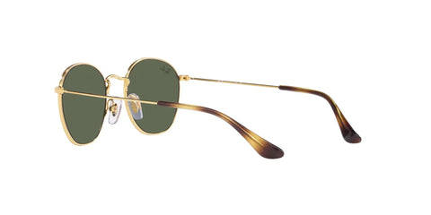 Rear view of Kids Round Sunglasses Rob RJ9572S Gold Frame With Grey Gradient Polar Lenses Junior Size XX Small For Narrow Faces