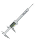 Micpointik Digital Caliper 6 Inch shown at an angle, featuring a clear LCD readout for precise measurements.