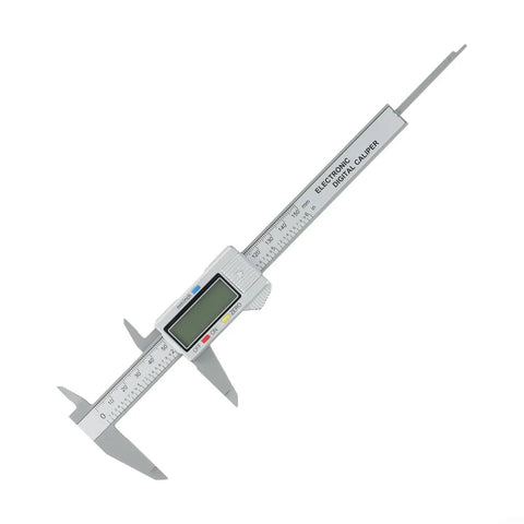 Micpointik Digital Caliper 6 Inch shown at an angle, featuring a clear LCD readout for precise measurements.