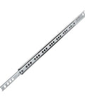 Built Solid Side Mounted Ball Bearing Drawer Slides Twin Pack Full Extension Cabinet Hardware silver metal slide rail with roller system