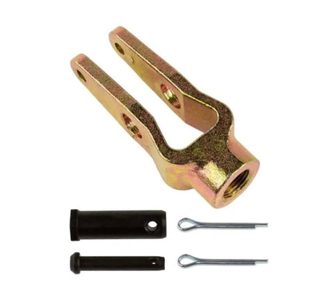 Eight Pack Slack Adjuster Double Pinned Straight Clevis Pin Kit With Five Eighth Inch 18 Threaded Pins for Air Brake Chambers Replacement R810019.