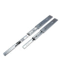 10 Inch Soft Close Drawer Slides 2 Pack Ball Bearing Full Extension 3 Fold Heavy Duty Side Mount Rails For Kitchen Cabinets, Dresser, And Furniture, 100 Lb Capacity.