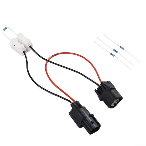 Premium Vcm Disable Kit For Honda Acura 3.5L V6 Muzzler Harness with four resistors, complete wiring harness with connectors.