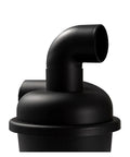 Black component of Turbocharged Dust Separator For Vacuum Cleaners DIY Upgrade Kit High Efficiency Dust Collector System For Woodworking
