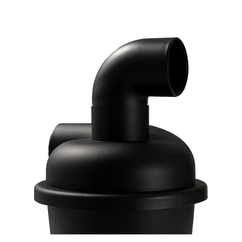 Black component of Turbocharged Dust Separator For Vacuum Cleaners DIY Upgrade Kit High Efficiency Dust Collector System For Woodworking