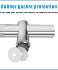 Stainless Steel Push Pull Door Handle Built To Last No Fuss Install Rectangular Back To Back Design 304 Grade Rustproof Heavy Duty