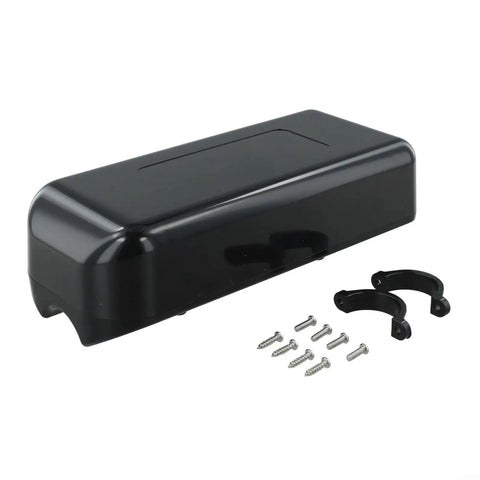 Heavy Duty ABS Plastic Electric Bike Controller Box Keeps Your Ride Tight For 1000 To 1500 Watt Ebike Motor Setups With Included Nuts And Fasteners, black enclosure with mounting screws.