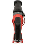 Front view of M18 Fuel Sawzall Brushless Cordless Reciprocating Saw Bare Tool Only with LED Light and Rugged Blade Clamp.