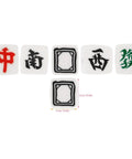 100 Pcs Mahjong Beads For Jewelry Making With Pre Drilled Holes Charms Miniature Tile Spacers For DIY Earrings Bracelets