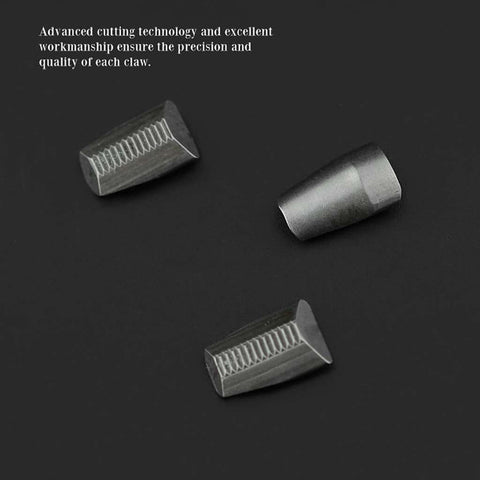 Three Piece Special Claw Set For Pneumatic And Hydraulic Rivet Guns Durable Replacement Riveter Claws in gray alloy steel