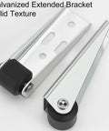 Rock Solid Vertical Track Roller Wheels For Sliding Barn Doors Featuring Quiet Rubber Casters And Reinforced Bearings for metal brackets with rubber casters.