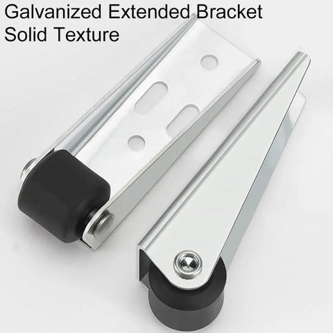 Rock Solid Vertical Track Roller Wheels For Sliding Barn Doors Featuring Quiet Rubber Casters And Reinforced Bearings for metal brackets with rubber casters.