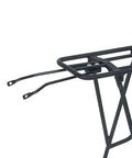 Rear Bike Rack Cargo Carrier For Most Bikes 75 Kg Load Capacity Aluminum Iron Frame Heavy Duty Luggage Rack