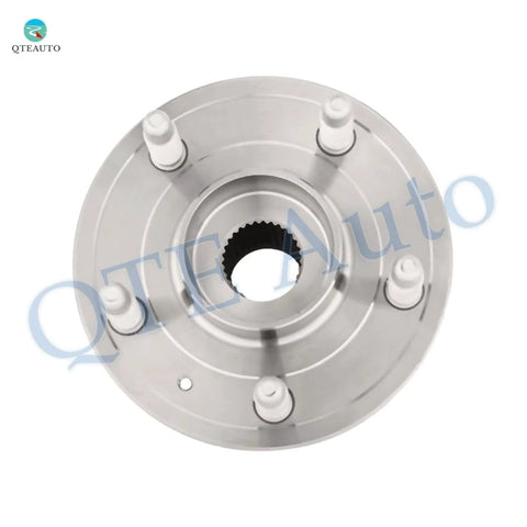 Top view of durable steel Front Wheel Hub Bearing Assembly Replacement Kit Pair Of 2 For 2010 To 2017 GM Vehicles Including Buick Lacrosse Regal Cadillac CTS XTS Chevy Equinox Impala And More, Direct Fit Front Hub Bearings For AWD And FWD Cars