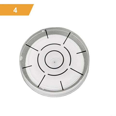 for spirit Bubble Level clear circular design with internal black lines for precision accuracy in various applications.
