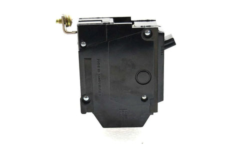 Side view of THQB1120 Miniature Single-Pole Circuit Breaker 20A 120/240VAC 10kAIC Thermal-Magnetic Trip Bolt-On Mount