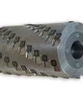 Premium Helical Spiral Cutter Head With Quick Change Carbide Inserts For Jointer And Planer Built Gritty Tough Aluminum Body, 4" Diameter.