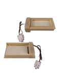 Rock Solid Electric Damper Switch Replacement For Double Door Refrigerator showing two beige electric damper switch assemblies with wiring.