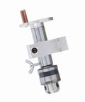 Heavy Duty Live Revolving Center Adjustable Wood Lathe Chuck With Pinpoint Accurate Drilling Depth For Mini Lathe DIY Craftsmanship Gear, silver alloy construction