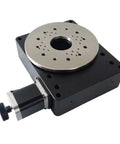 Heavy Duty Top Shelf 100Mm Rotary Turntable With 0.02 Precision Stepping Motor Drive And 360 Degree Worm Gear Indexing Platform