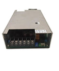 Beefy 480W Power Supply With 24V Output AQFV480F-24SXN Industrial Grade Unit Heavy Duty Metal Casing One Color Finish Ideal For Automation CNC LED Projects And Industrial Electronics., front view of 24V 480W metal-cased power supply with screw terminals