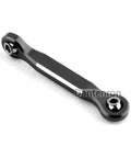 CNC aluminum part from Traxxas X-Maxx 1/5 RC Upgrade Parts Kit For 6S 8S Monster Truck, beefed up steering component.