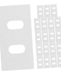 50 Pack Vertical Blind Repair Tabs Kit Quick And Easy Fix For Vertical Blinds With Strong Adhesive Tabs Durable Replacement Parts