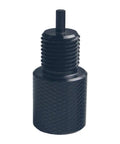 Dead Solid Aluminum Brake Proportioning Valve Bleeder Tool For Gm Combo Systems Quick Disc And Drum Purge Kit close-up of black aluminum fitting.