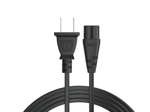 Three Foot Two Prong AC Power Cord For Boombox 3 And Boombox 4 Portable Speakers Replacement Cable UL RoHS Certified IEC 60320 C7 To NEMA 1 15P