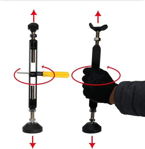 Motorcycle Wheel Lift Stand For Front And Rear Wheels Portable Trail Stand Beefy Heavy Duty Bike Lifting Jack Adjustable