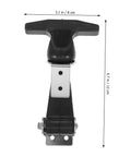 Stainless Steel T-Handle Draw Latch Set With Rubber Grip, Heavy Duty Toolbox And Cooler Latches For Trucks, Tool Boxes, And Outdoor Gear