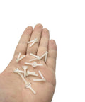 Hand holding 10 Pieces RC Airplane Plastic Needle Hinge Pins for RC Planes and Helicopters DIY Model Aircraft Wing Fixing Parts