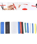 Kick Your Wiring Game Up With This Massive 670pc Polyolefin Heat Shrinkable Tube Set That Perfectly Insulates And Bundles Cables Like A Pro While Offering Color Coding For Drones Electrical Repairs And Daily Fixes. 670pc polyolefin heat shrink tubing set, 12 sizes, 6 colors, for wire repair
