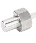 Premium Bench Dog Hole Chamfer Reamer Tool 20mm Woodworking Cutter with polished finish and hex shank for electric drill.