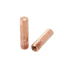 10 Pack MIG Welding Tips M6 Nozzles Copper, Heavy-Duty High Temp Resistant Set For 0.6mm To 1.2mm Wire displayed