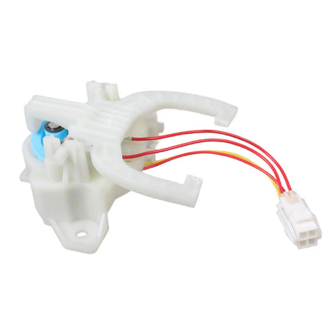 Plug In Play Mode Shifter Actuator Replacement for GUD24 refrigerator models, showing wiring and connectors, aftermarket control motor