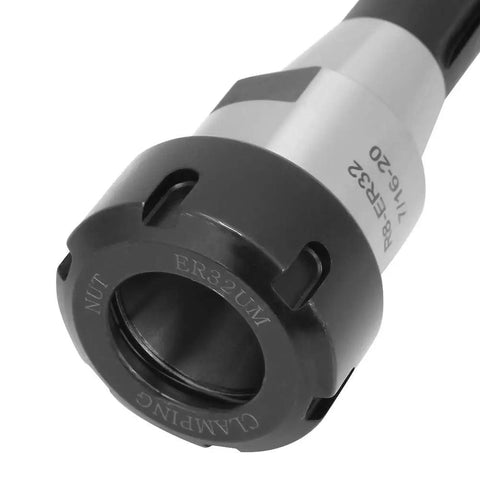 Built Tough R8 Er32 Collet Chuck Set With Six Precision Spring Collets Spanning One Eighth To Three Quarter Inches Straight Up Fit For Cnc Milling Machines Delivering Dead Center Accuracy For Heavy Duty Everyday Machining