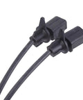 2-pack black front brake pad wear sensors with wires for Audi Q7/S5/A6 Quattro