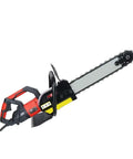 Heavy Duty Cordless Concrete Chain Saw Built To Rip Straight Through Stone Cement Granite Reinforced Walls Smooth Cutting Operation