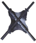 Black Sword Sheath Back Strap With Over The Back Harness For Samurai Cosplay, Durable PVC Sword Belt, Comfortable Shoulder Sling