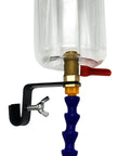 Close-up of Dust Buster Water Sprayer System For Marble Brick And Tile Cutters Coolant Nozzle with stainless bracket