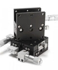 Three Axis Manual Linear Stage With 2.36 By 2.36 Inch Platform For Precise XY Positioning And Z Focusing Travel XY Plus Minus 6.5mm Z Axis 10mm